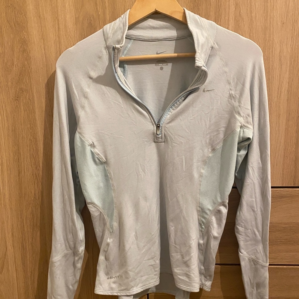 Nike Dri-Fit Long sleeve Workout Quarter Zip Shirt